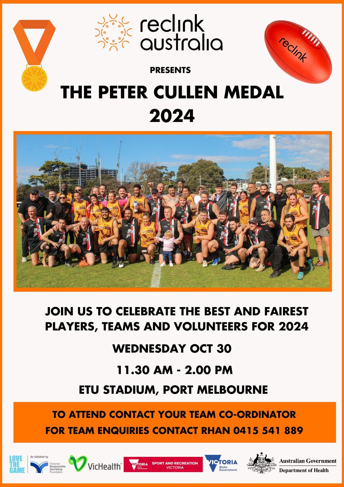 The Peter Cullen Medal -2024