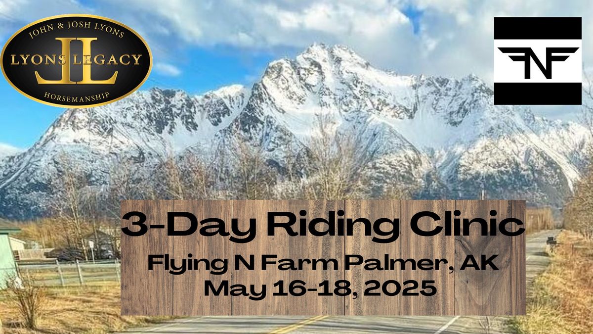 3-Day Riding Clinic - Palmer, AK