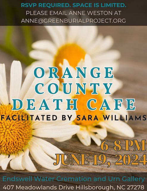 Orange County Death Cafe - Facilitated by Sara Williams