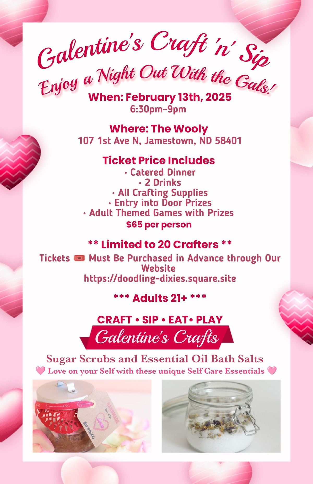 Galentine's Craft 'n' Sip 