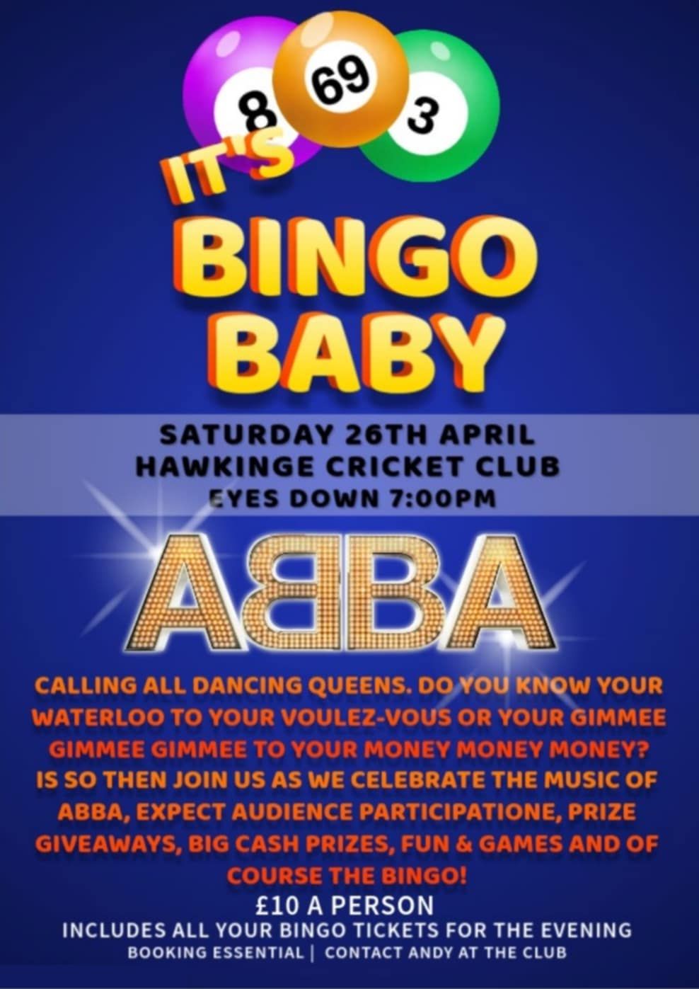 Its Bingo Baby ABBA THEME