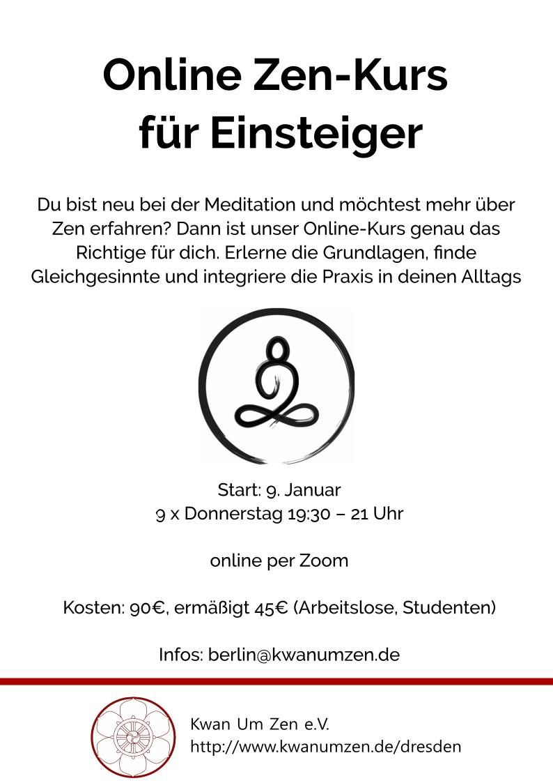 Online Kurs Zen-Meditation