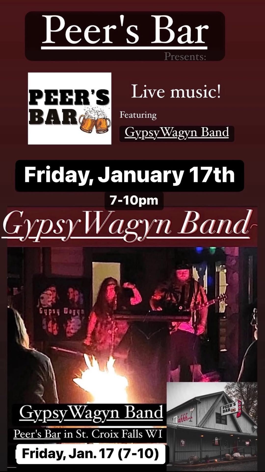 Peer\u2019s Bar presents Gypsy Wagyn!