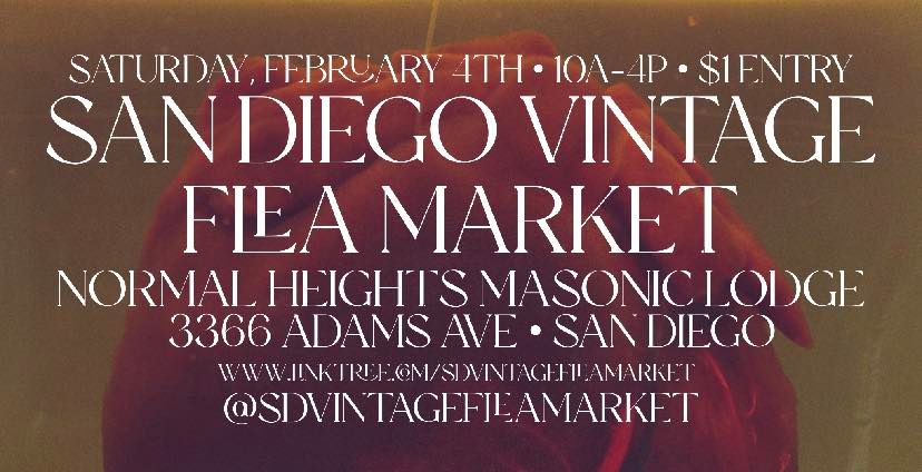 San Diego Vintage Flea Market 2\/4