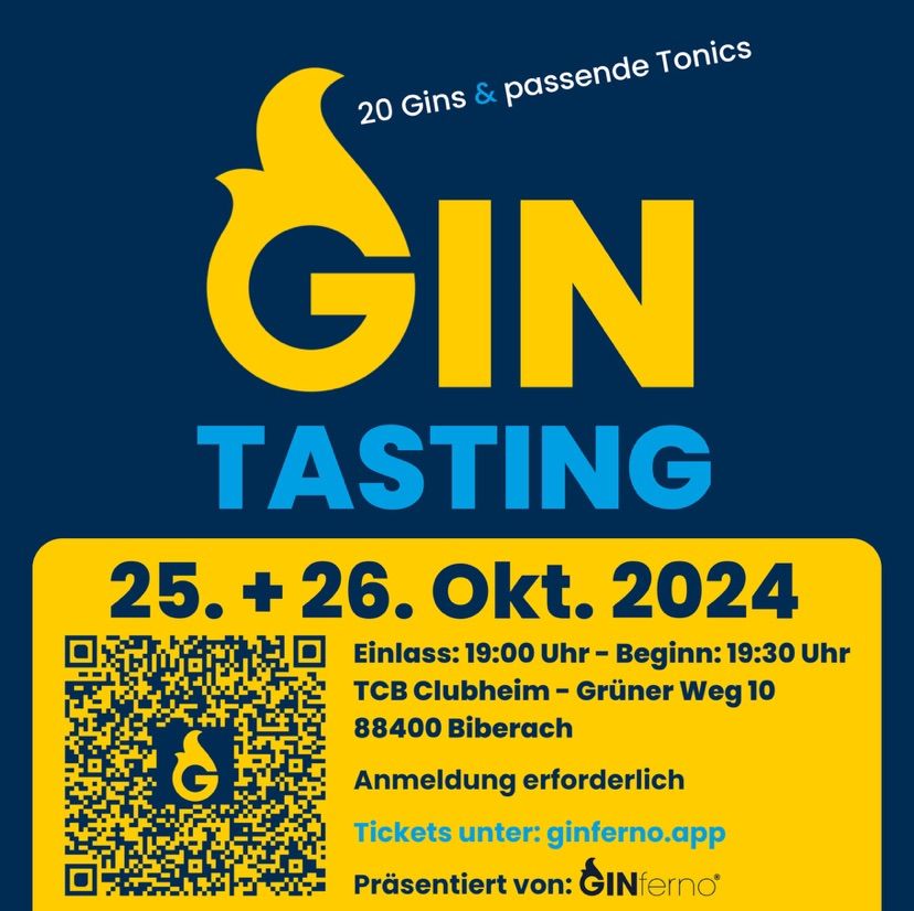 GINferno Gin Tasting 