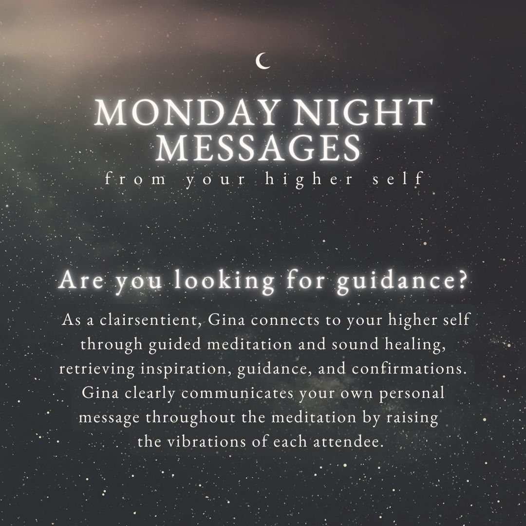 Monday Night Messages - Higher Self Readings in the Salt Cave