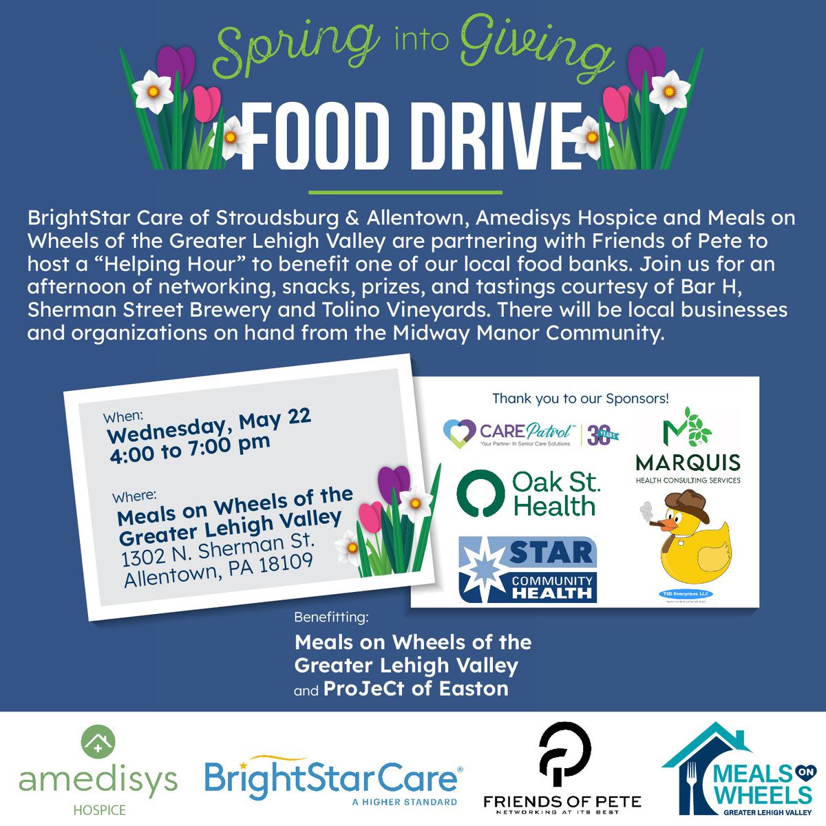 Spring into Giving Food Drive