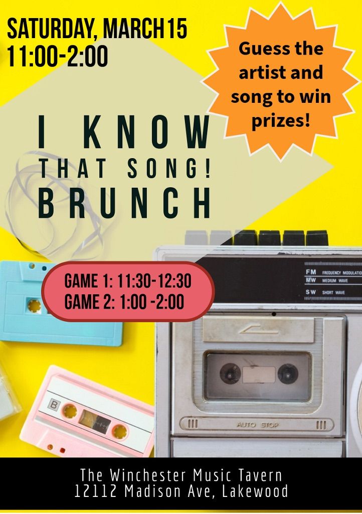 I Know That Song! brunch trivia