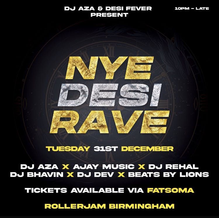 DesiFever X Dj Aza - NYE Desi Rave