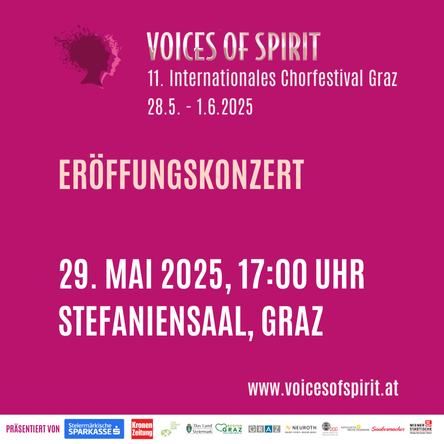 Er\u00f6ffnungskonzert-Voices of Spirit 2025