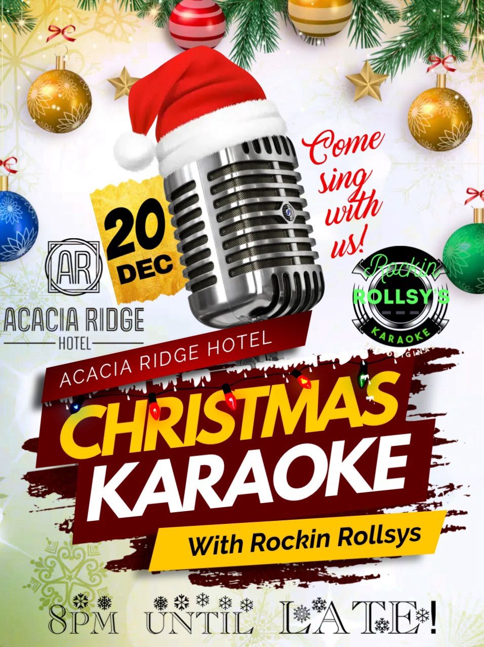 CHRISTMAS KARAOKE \/\/ Acacia Ridge Hotel