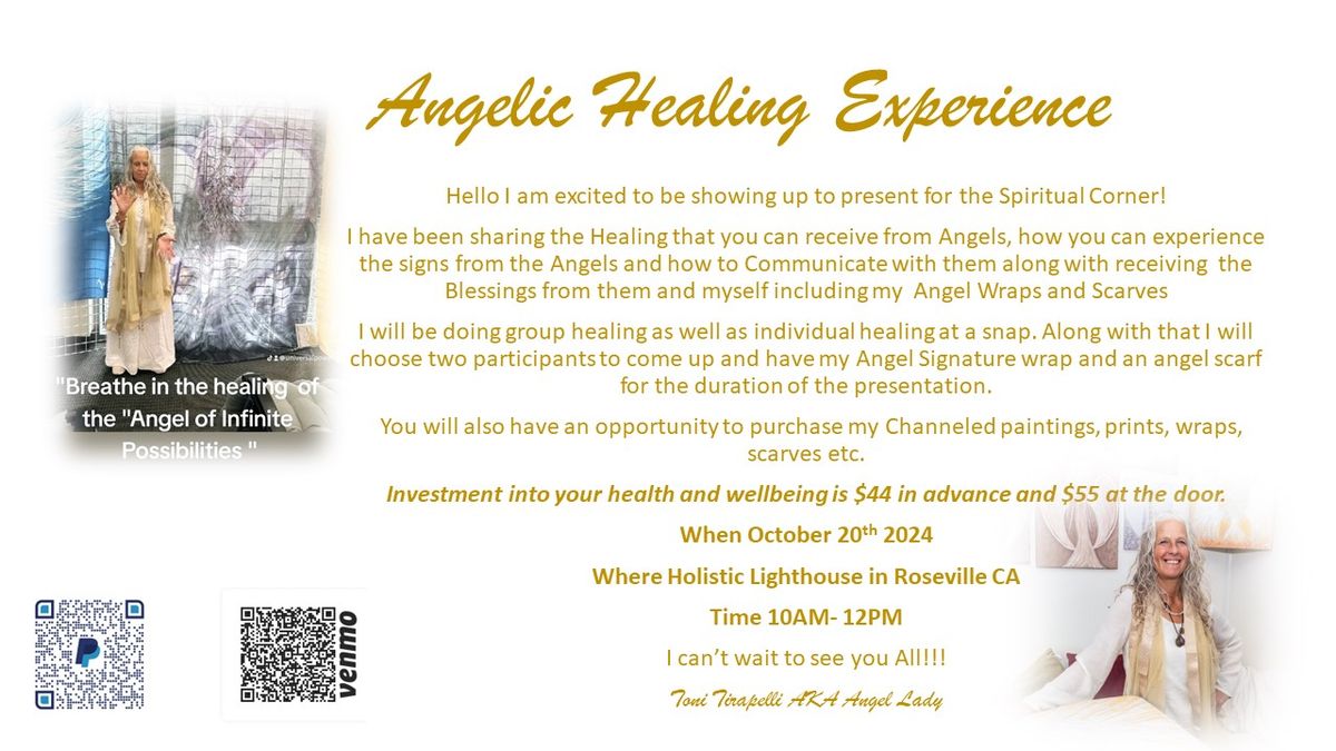 Angelic Healing Experience with Toni Tirapelli