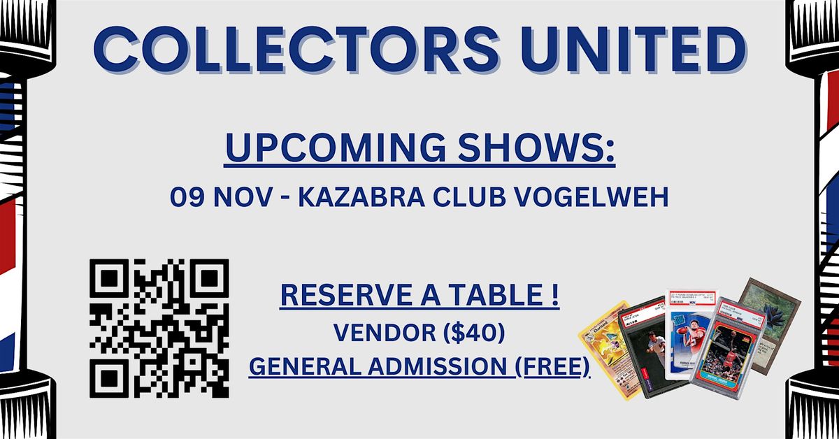 Sports Card Veteran Presents: Collectors United Kazabra Club (US BASE)