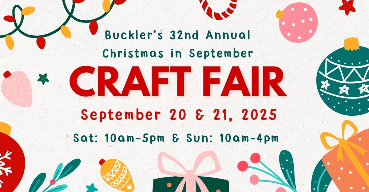 32nd Annual Christmas in September Craft Fair - Lakeland