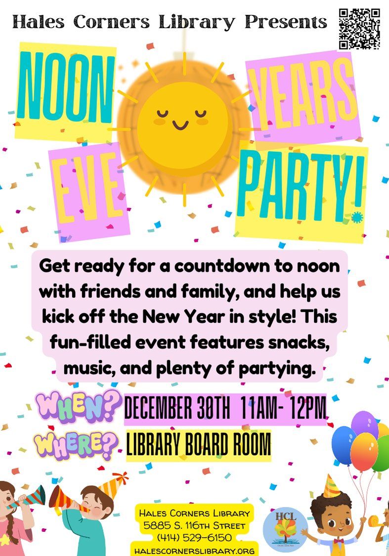 Noon Year\u2019s Eve Party