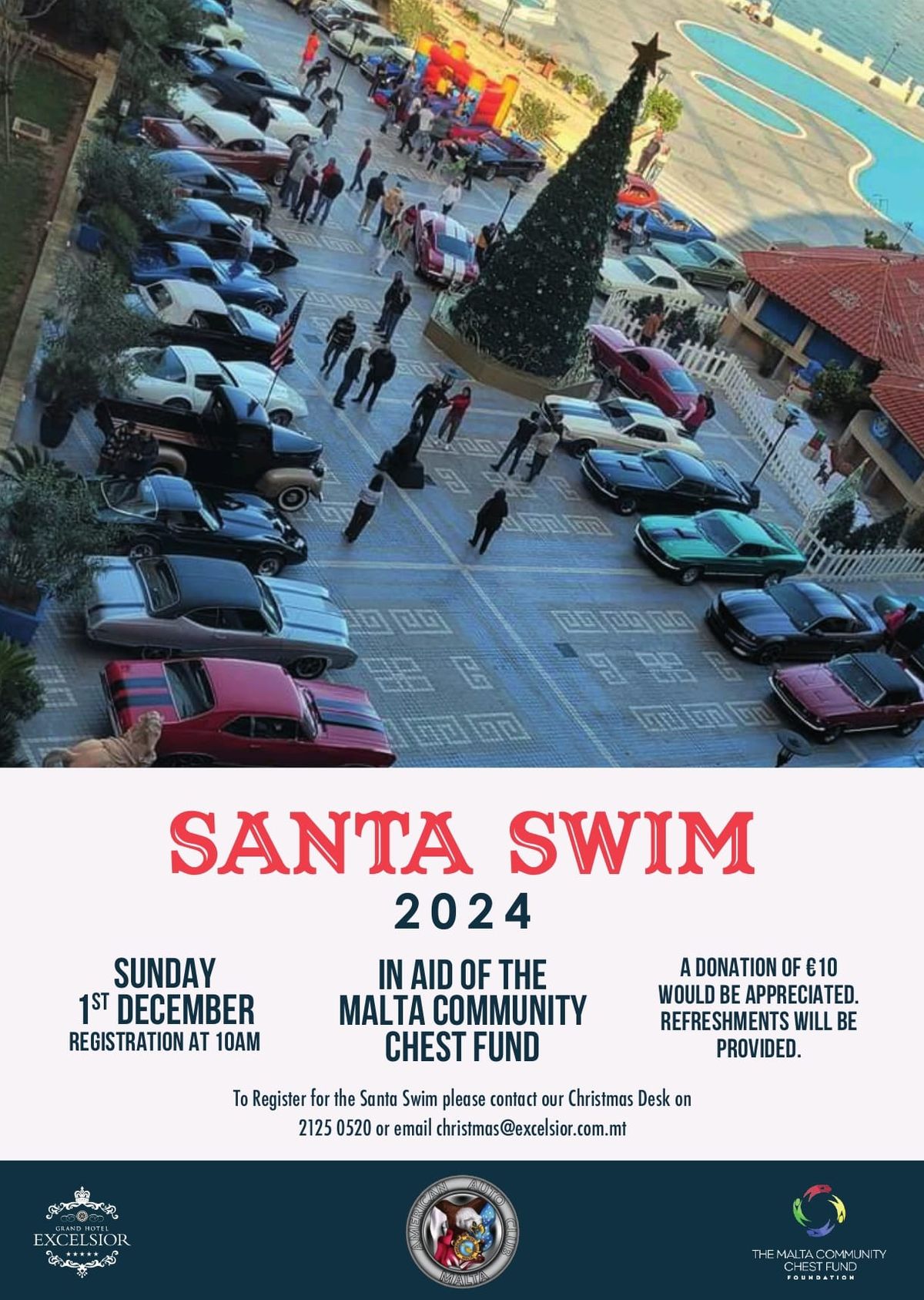 Santa Swim 2024@ Excelsior Hotel!