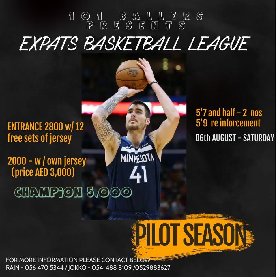 Expats Basketball League - Pilot Season