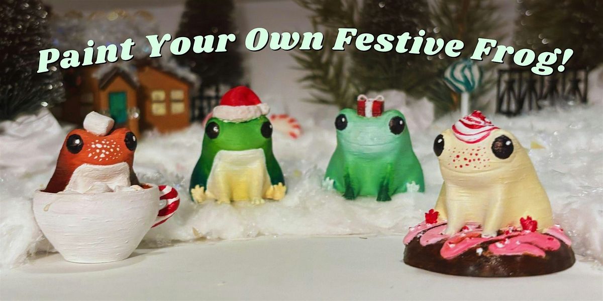 Paint Your Own Festive Frog