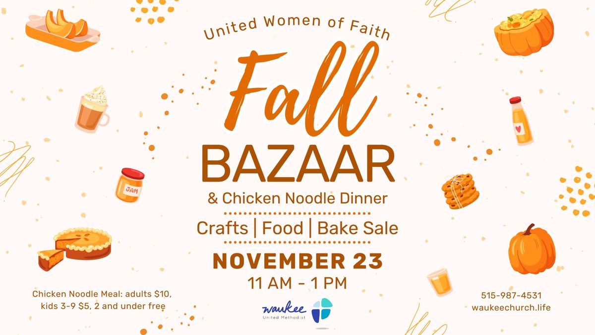 Fall Bazaar & Chicken Noodle Dinner