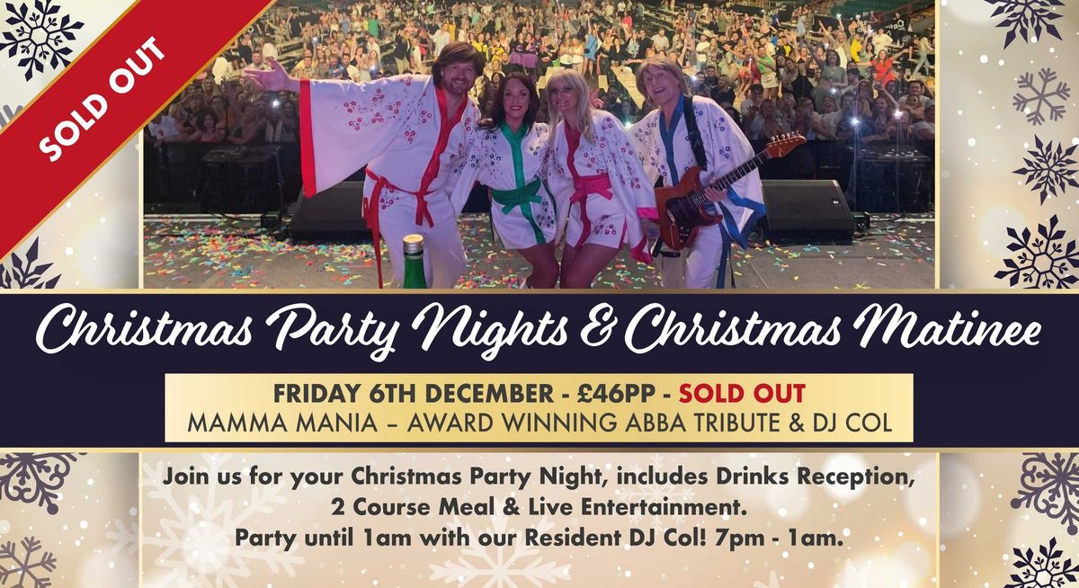 Christmas Party Nights with Mamma Mania \u2013 SOLD OUT