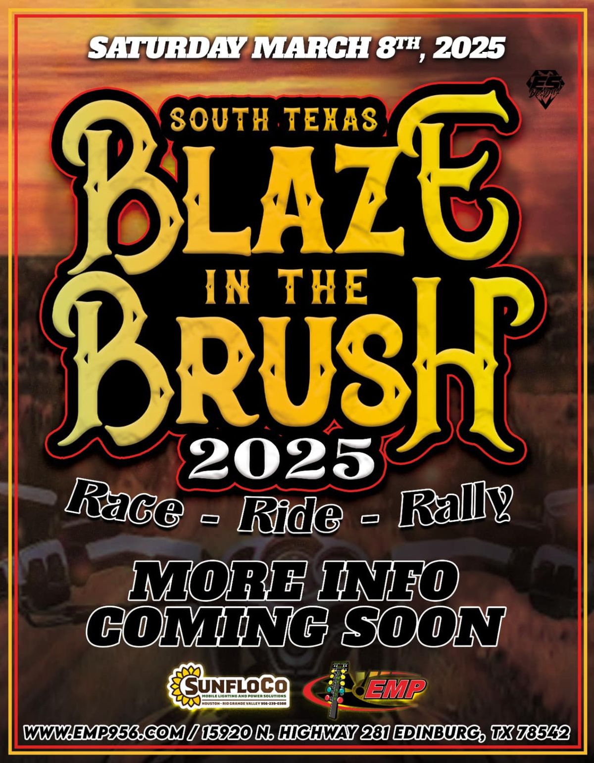 Blaze in The Brush Bike Rally and Race Event