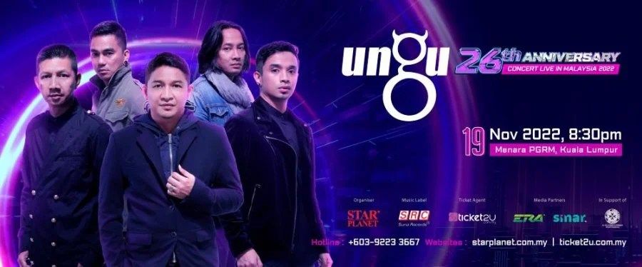 UNGU 26TH ANNIVERSARY CONCERT LIVE IN MALAYSIA 2022