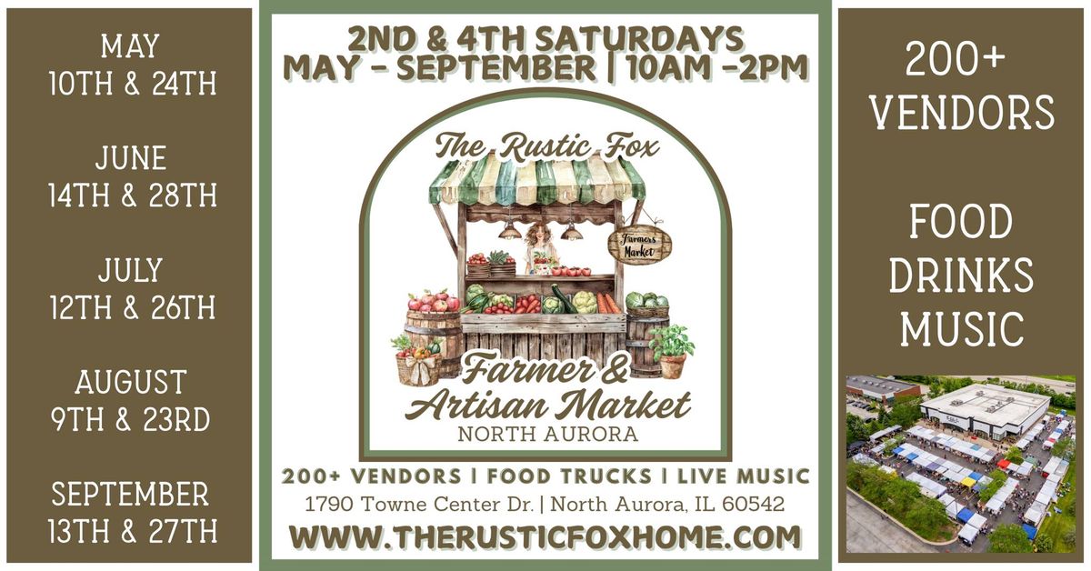 The Rustic Fox Farmer & Artisan Market - North Aurora