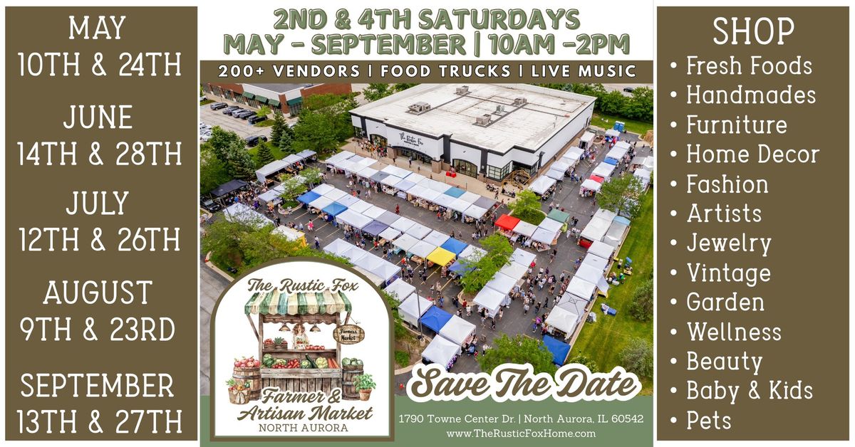 The Rustic Fox Farmer & Artisan Market - North Aurora