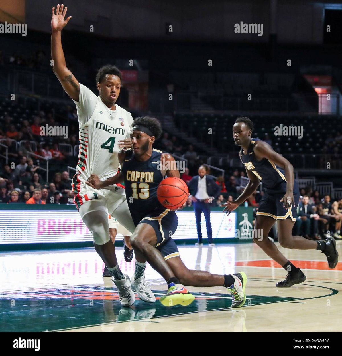 Coppin State Eagles at Miami Hurricanes Mens Basketball