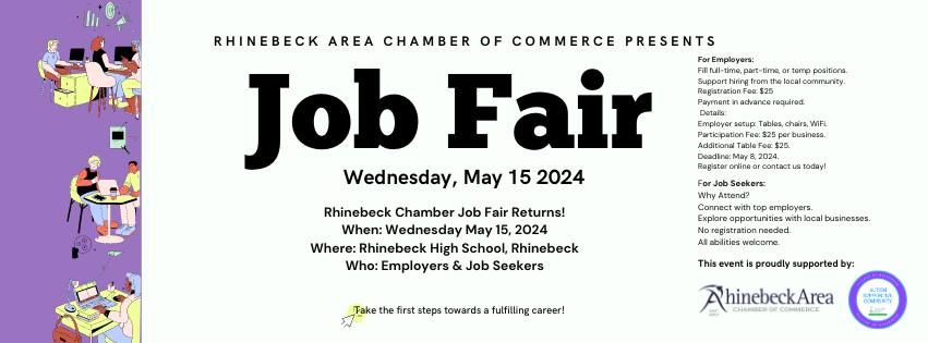 JOB FAIR Village of Rhinebeck Autism Supportive Community Committee & Rhinebeck Chamber of Commerce 