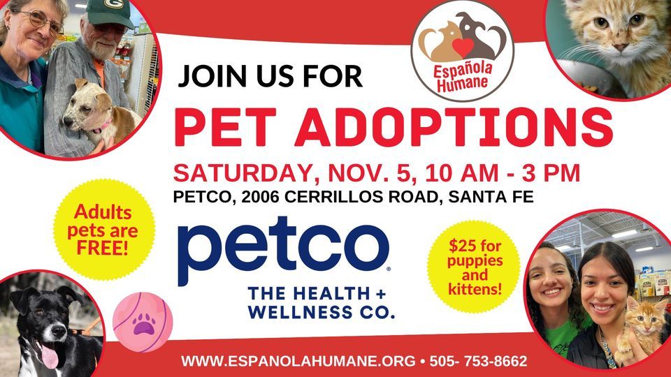 Petco Adoption Event, Petco (Santa Fe), 5 November 2022