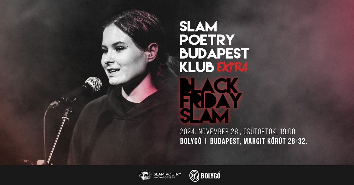 Slam Poetry Klub Extra - Black Friday Slam