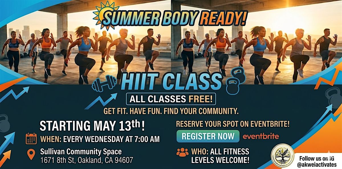 Summer Body Ready HIIT Class