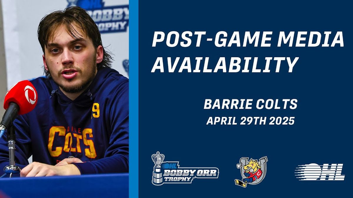 Oshawa Generals at Barrie Colts