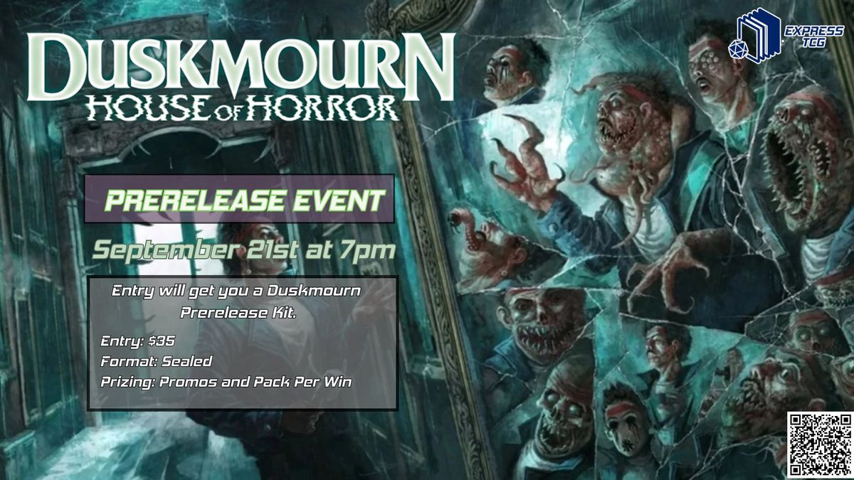 Magic the Gathering: Duskmourn House of Horror Prerelease Event