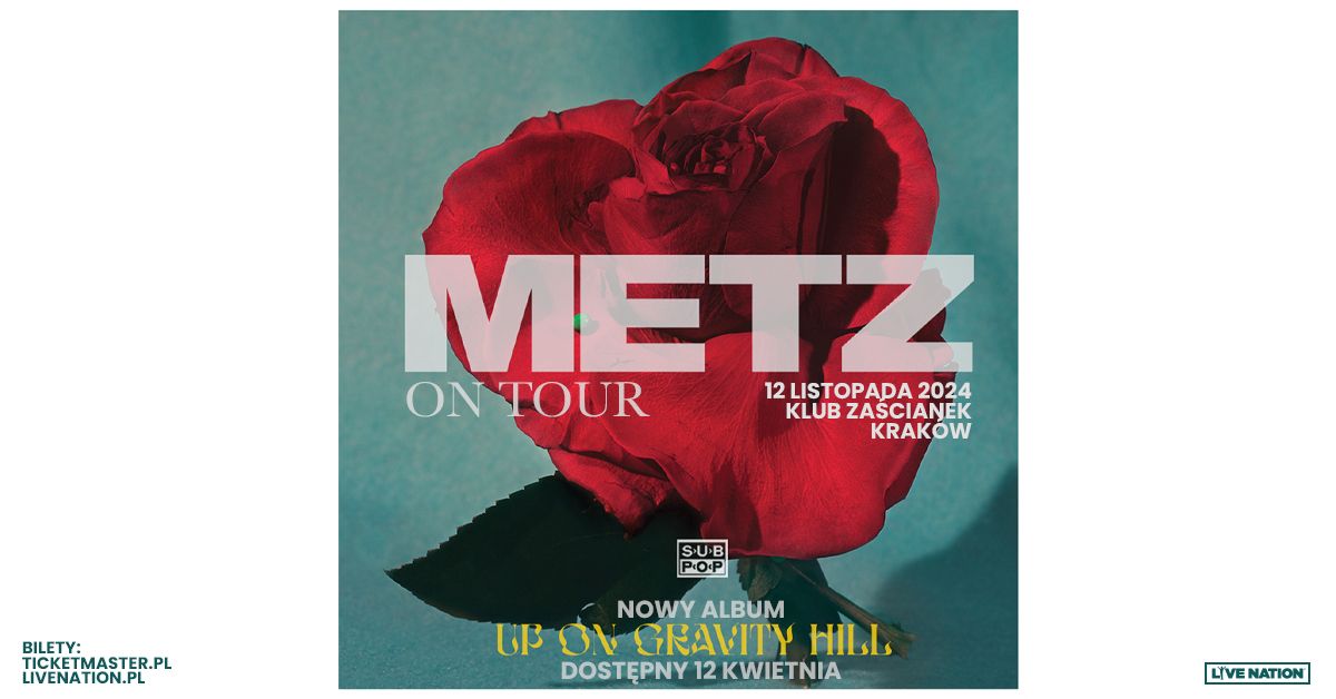 METZ - Official Event, 12.11.2024, Klub Za\u015bcianek, Krak\u00f3w