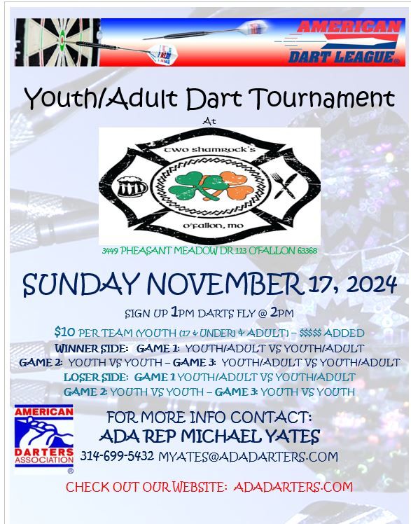 Youth\/Adult Dart Tournament 