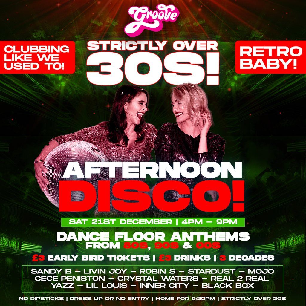 Festive Strictly Over 30s Afternoon Disco