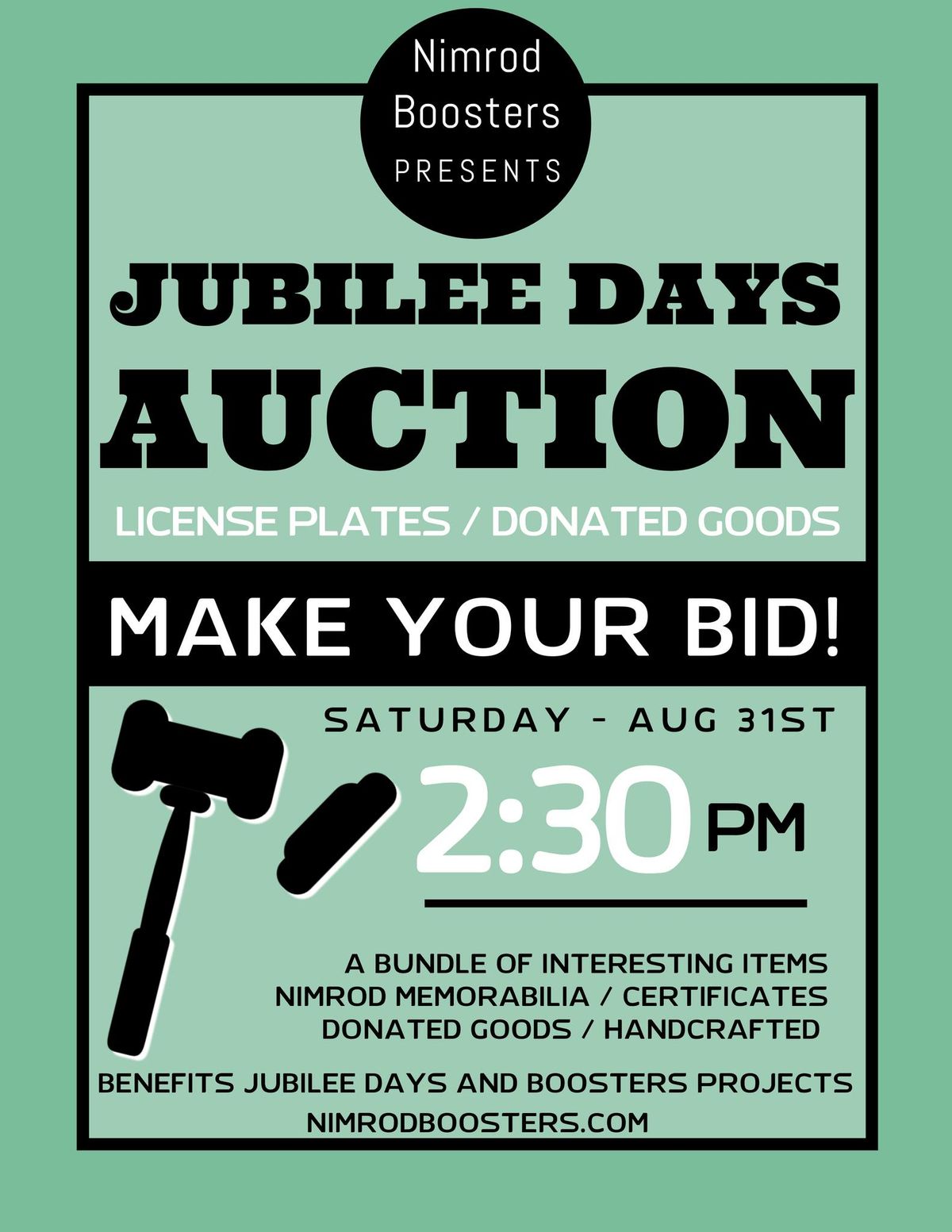 Jubilee Days Auction