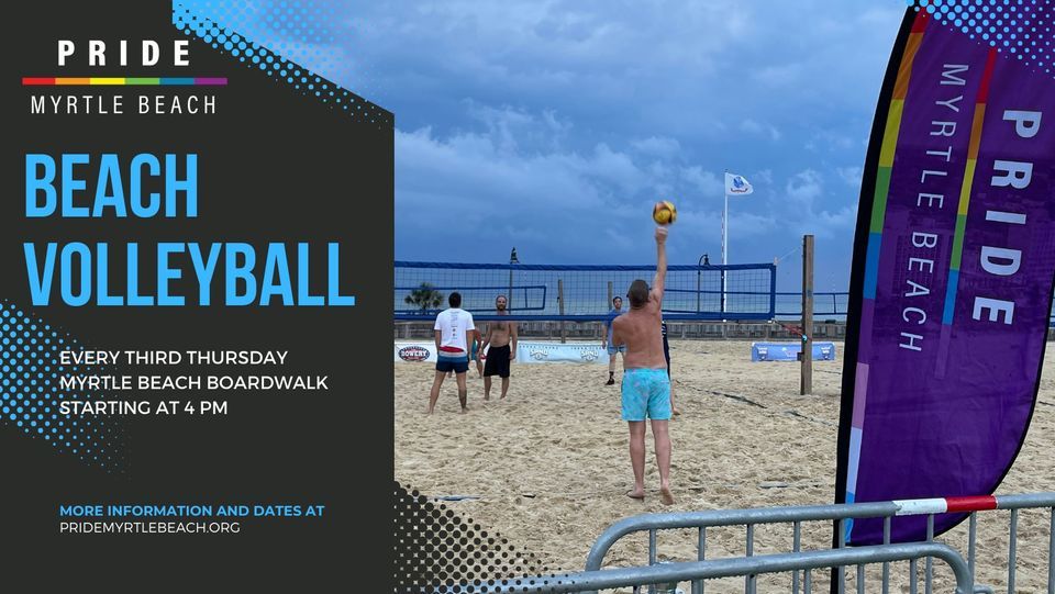 Pride Beach Volleyball, Myrtle Beach Boardwalk, 19 May 2022
