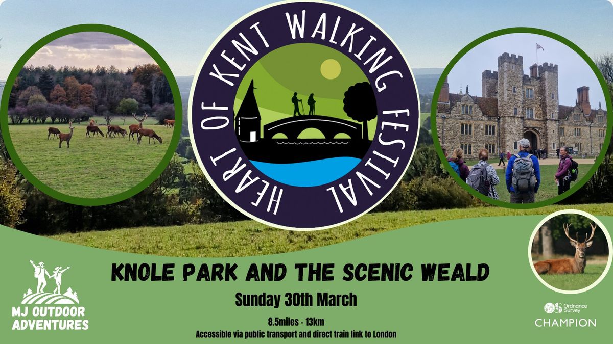 Knole Park and The Scenic Weald \u2013 Kent Walking Festival 8.5miles \/ 13km