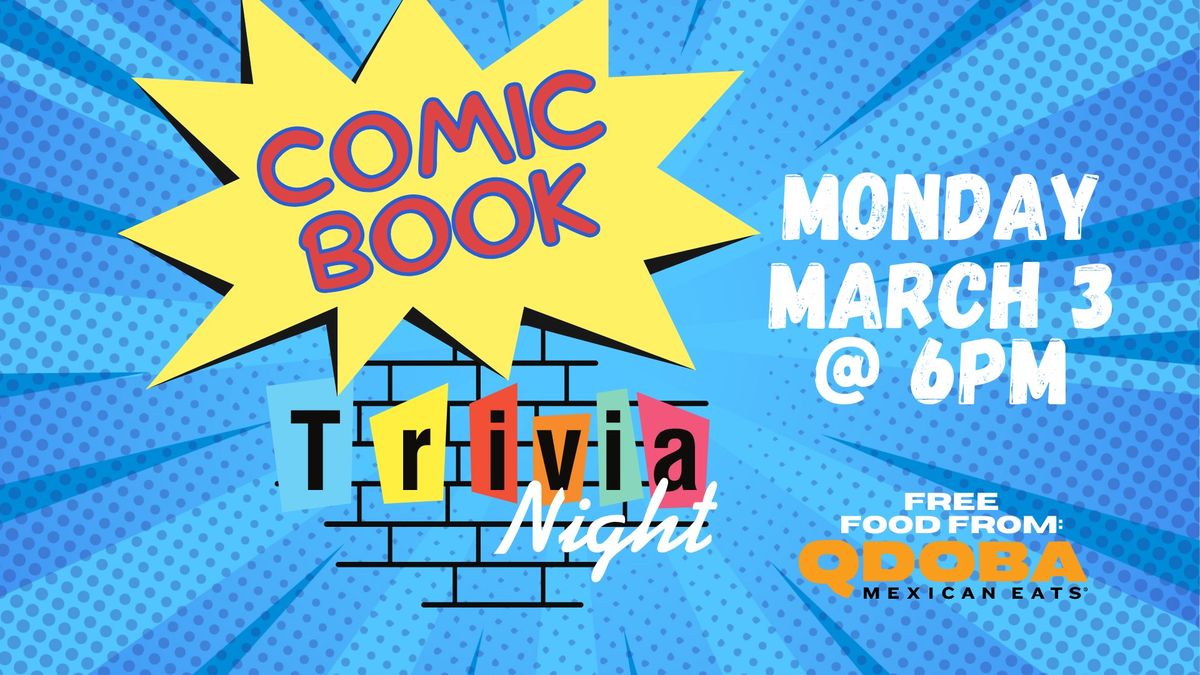 COMIC BOOK TRIVIA NIGHT