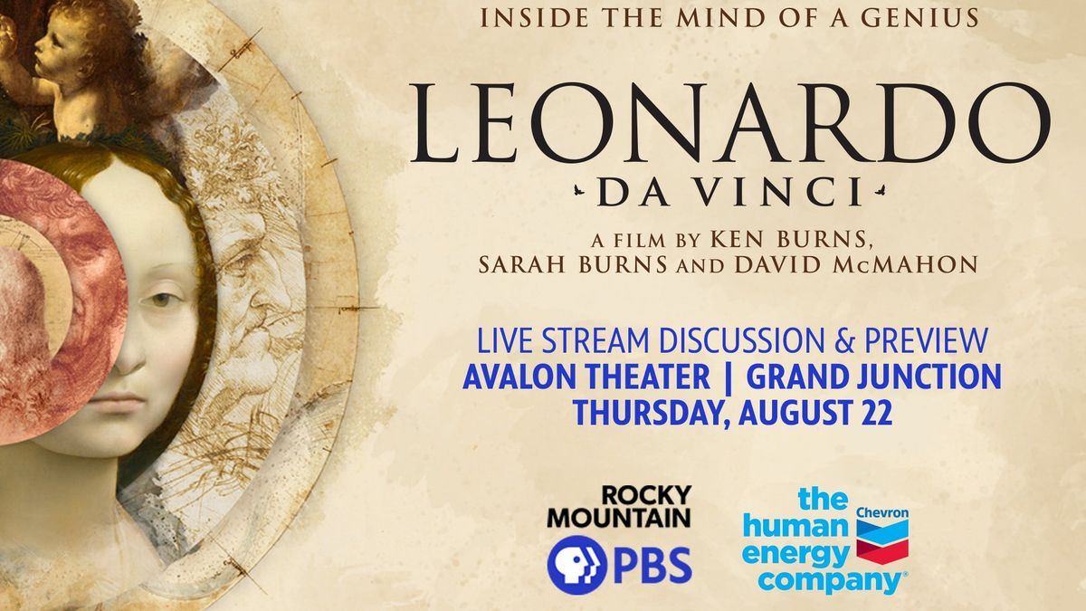 Rocky Mountain PBS: Livestream  Ken Burns: Leonardo da Vinci