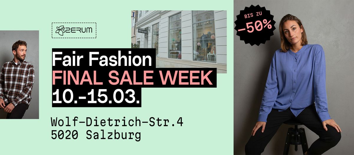 ZERUM Final-Sale-Week SALZBURG