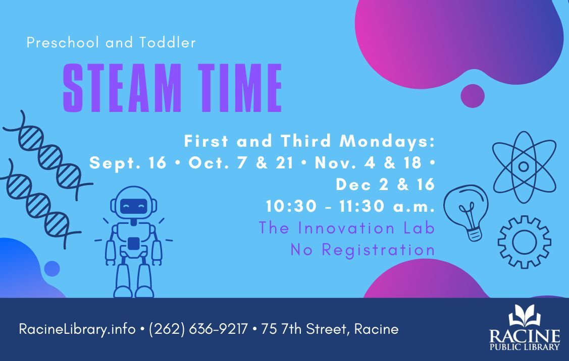 Preschool & Toddler STEAM Time