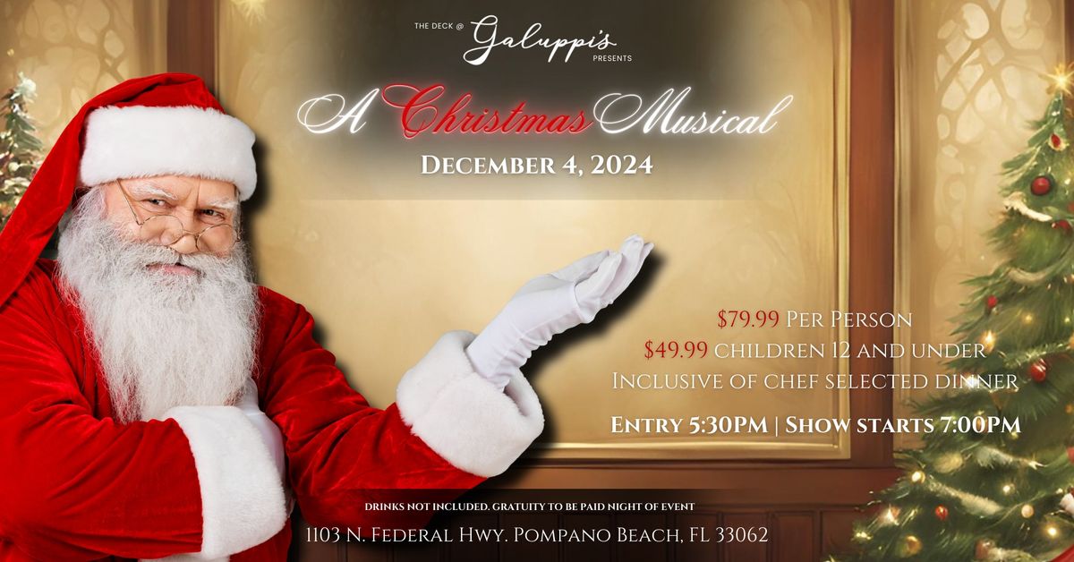 A Christmas Musical Dinner Show @ Galuppi's Wed. December 4