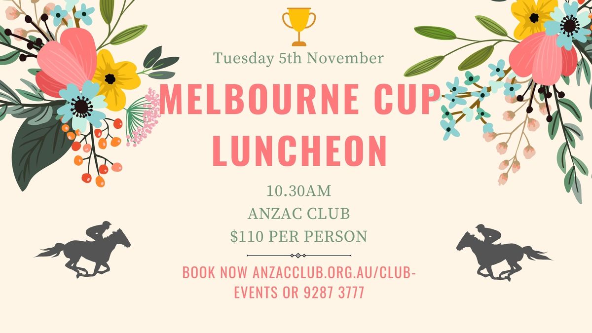 Melbourne Cup Luncheon - SOLD OUT