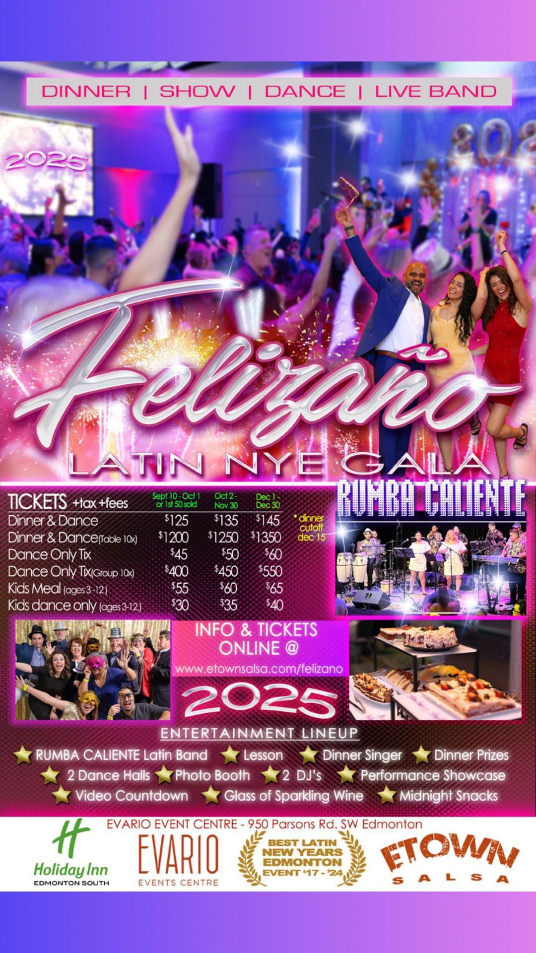 Feliza\u00f1o 2025 Latin New Years Bash