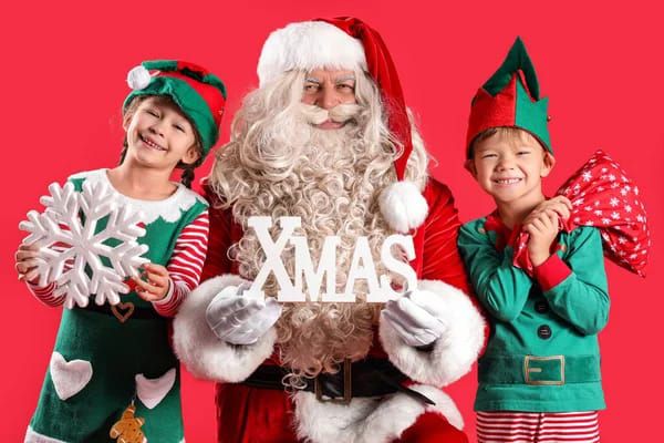 Christmas party for kids with Santa 