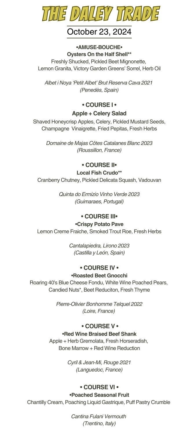 The Daley Trade Wine dinner at  a Mondiale Event with the Chaine Rotisseurs of the Space Coast FL